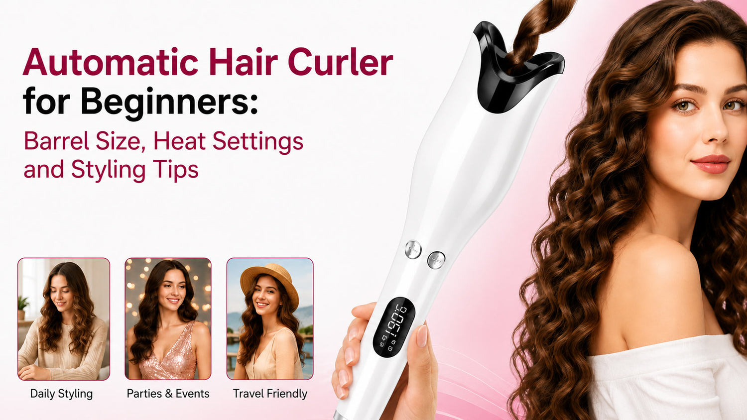 automatic hair curler for beginners 
