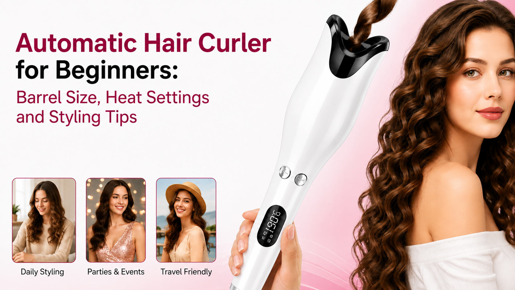 automatic hair curler for beginners 