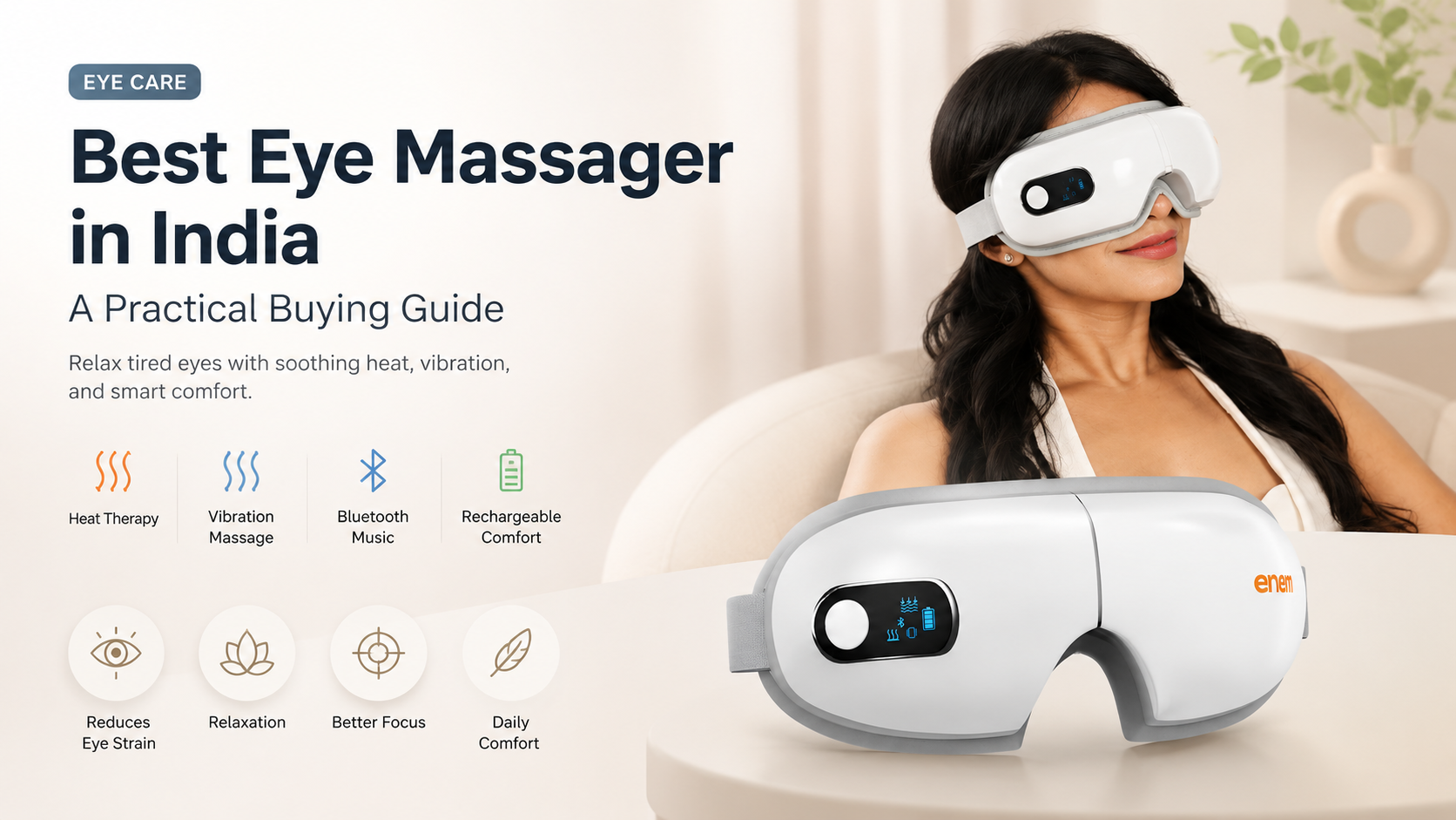 Best Eye Massager With Bluetooth in India: Relaxation, Comfort and Smart Features Explained