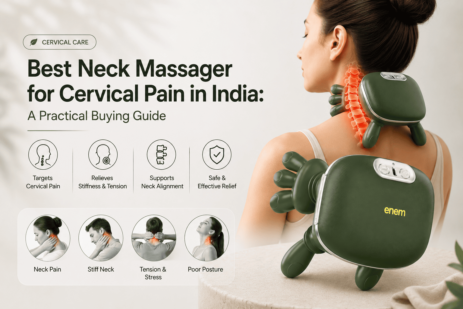 Best Neck Massager for Cervical Pain in India: A Practical Buying Guide