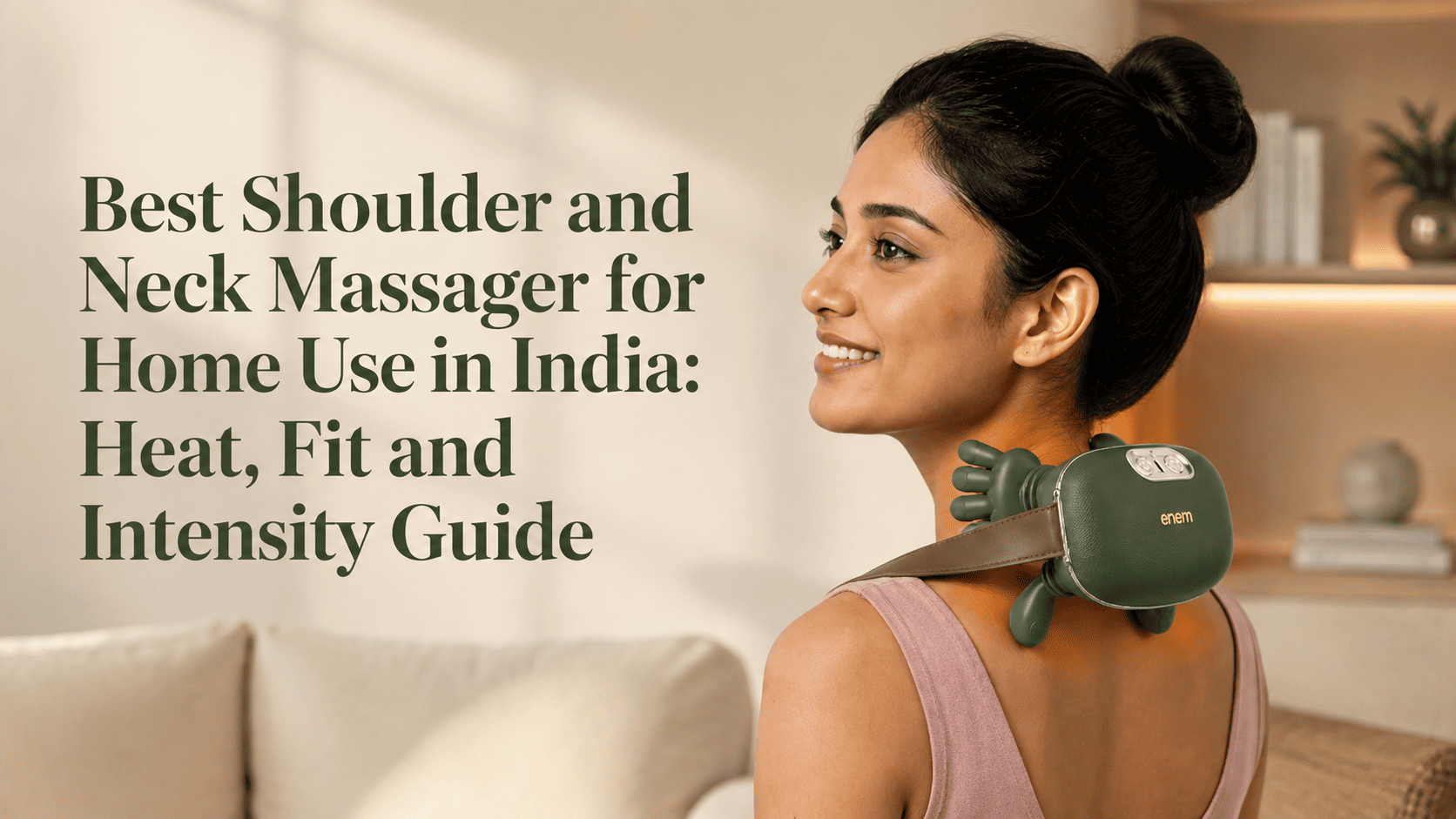 Best Shoulder and Neck Massager for Home Use in India: Heat, Fit and Intensity