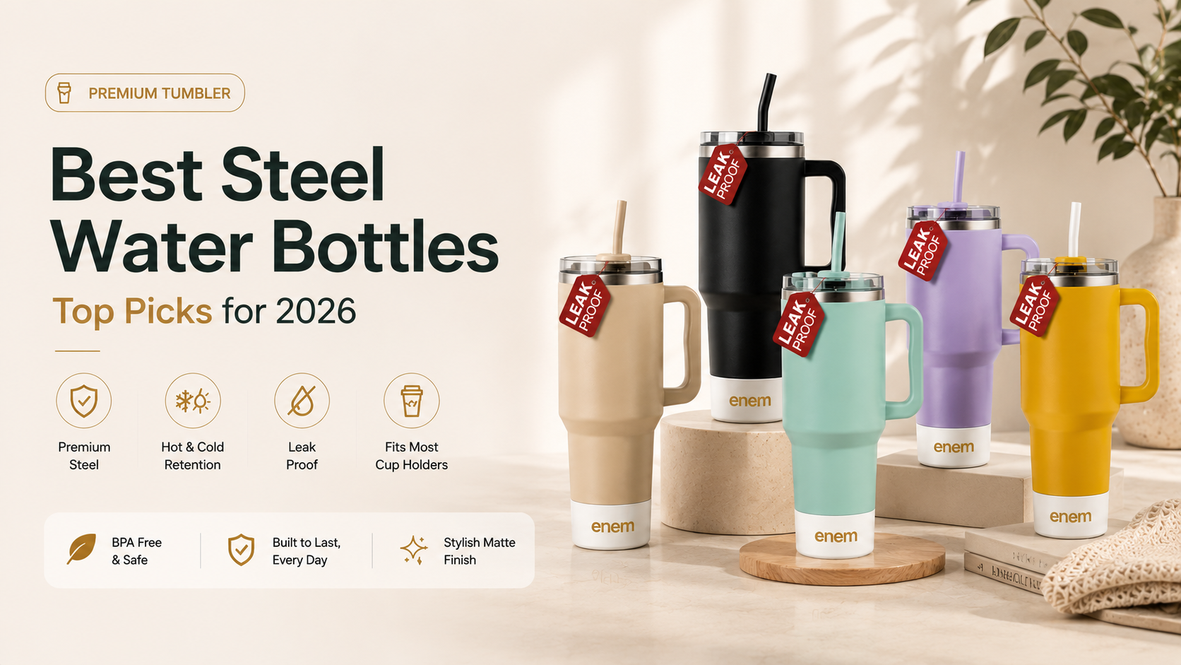 Best Steel Water Bottles for Daily Use in India: Top Pick for 2026
