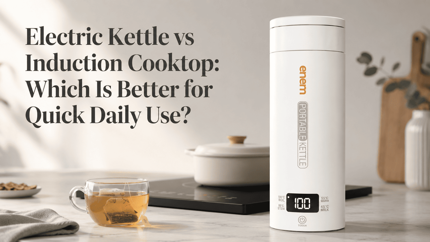 Electric Kettle vs Induction Cooktop: Which Is Better?