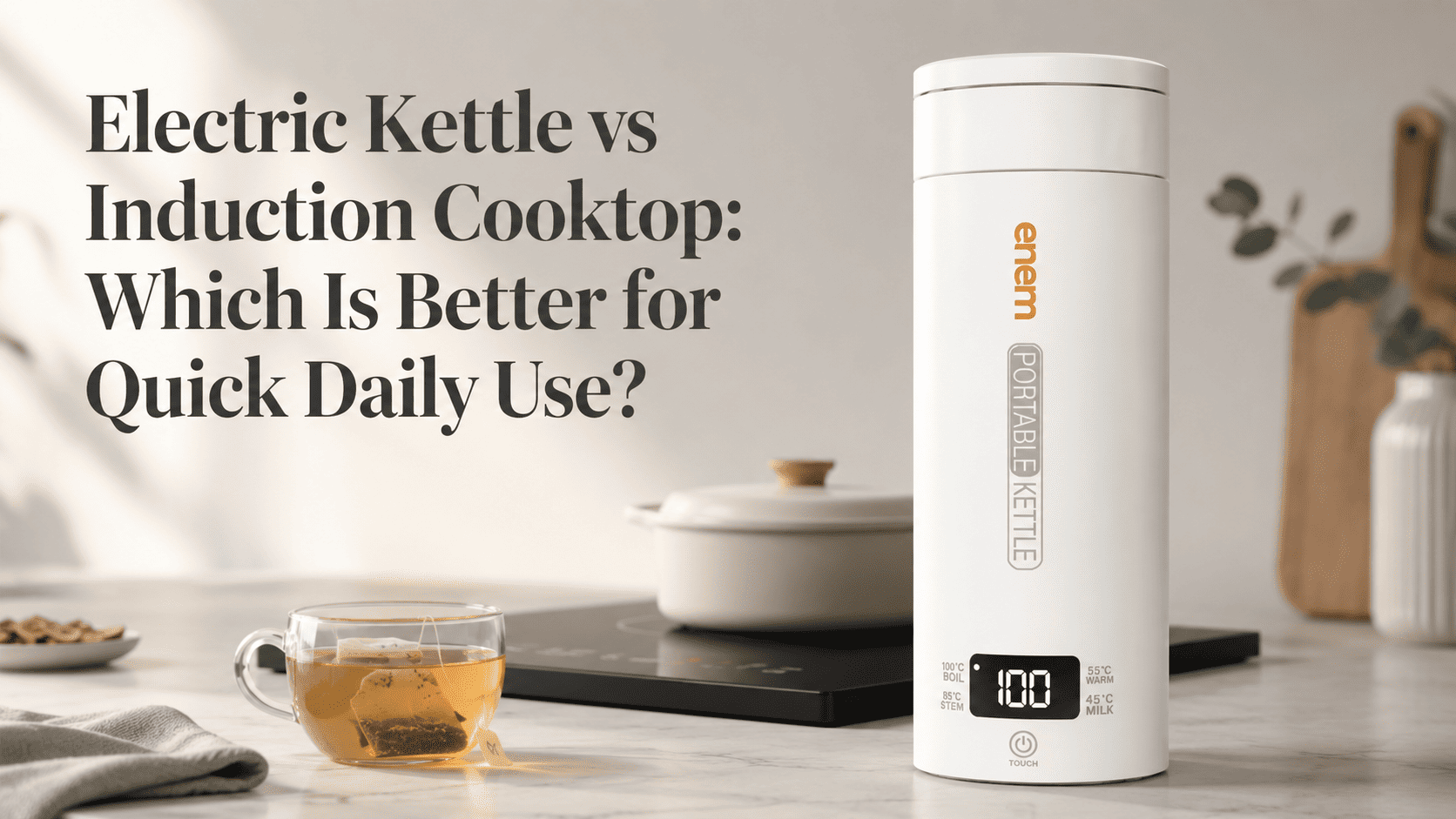 Electric Kettle vs Induction Cooktop: Which Is Better?