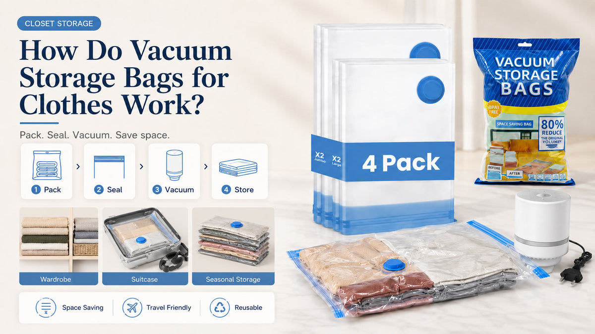 How Do Vacuum Storage Bags for Clothes Work?