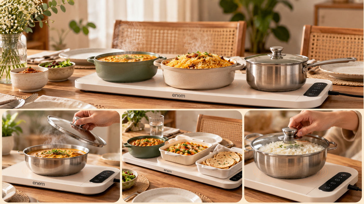 How to Keep Food Warm at the Dinner Table