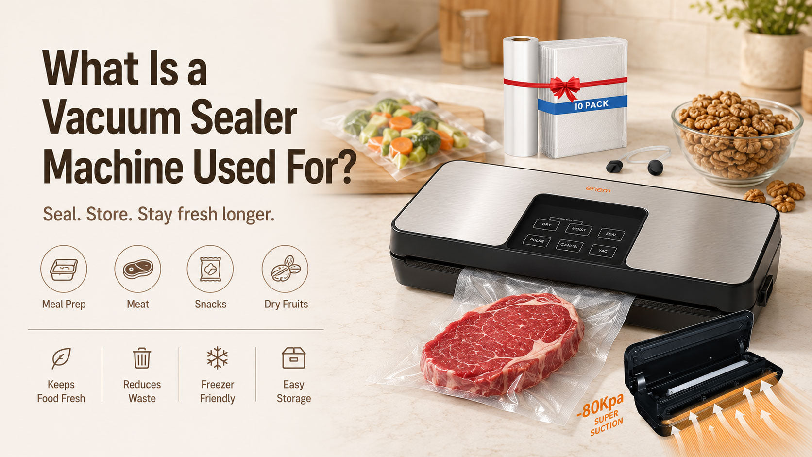 What Is a Vacuum Sealer Machine Used For? 