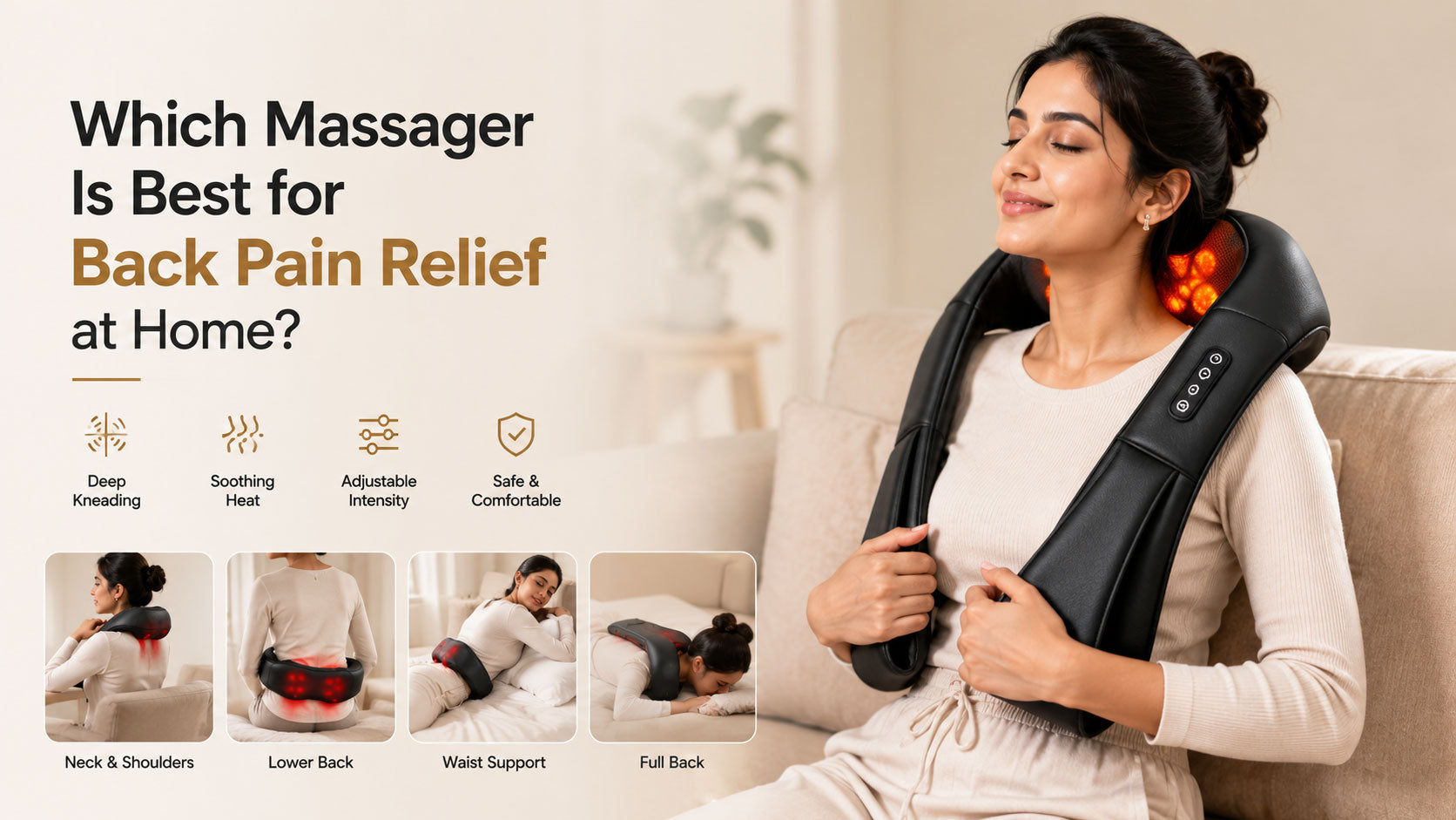 Which Massager Is Best for Back Pain Relief at Home?