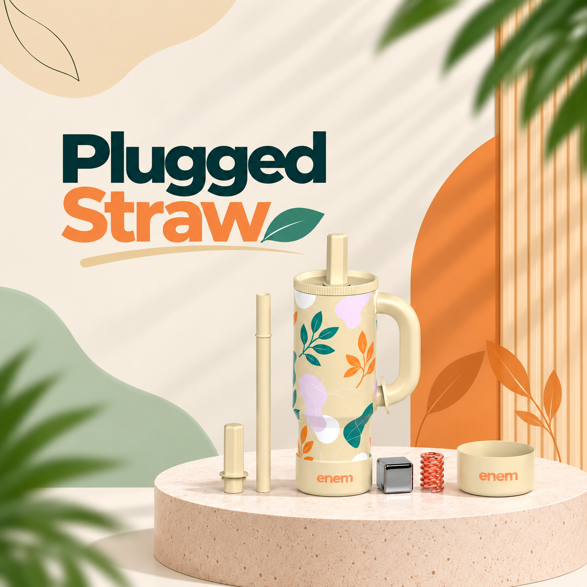 Plugged Straw
