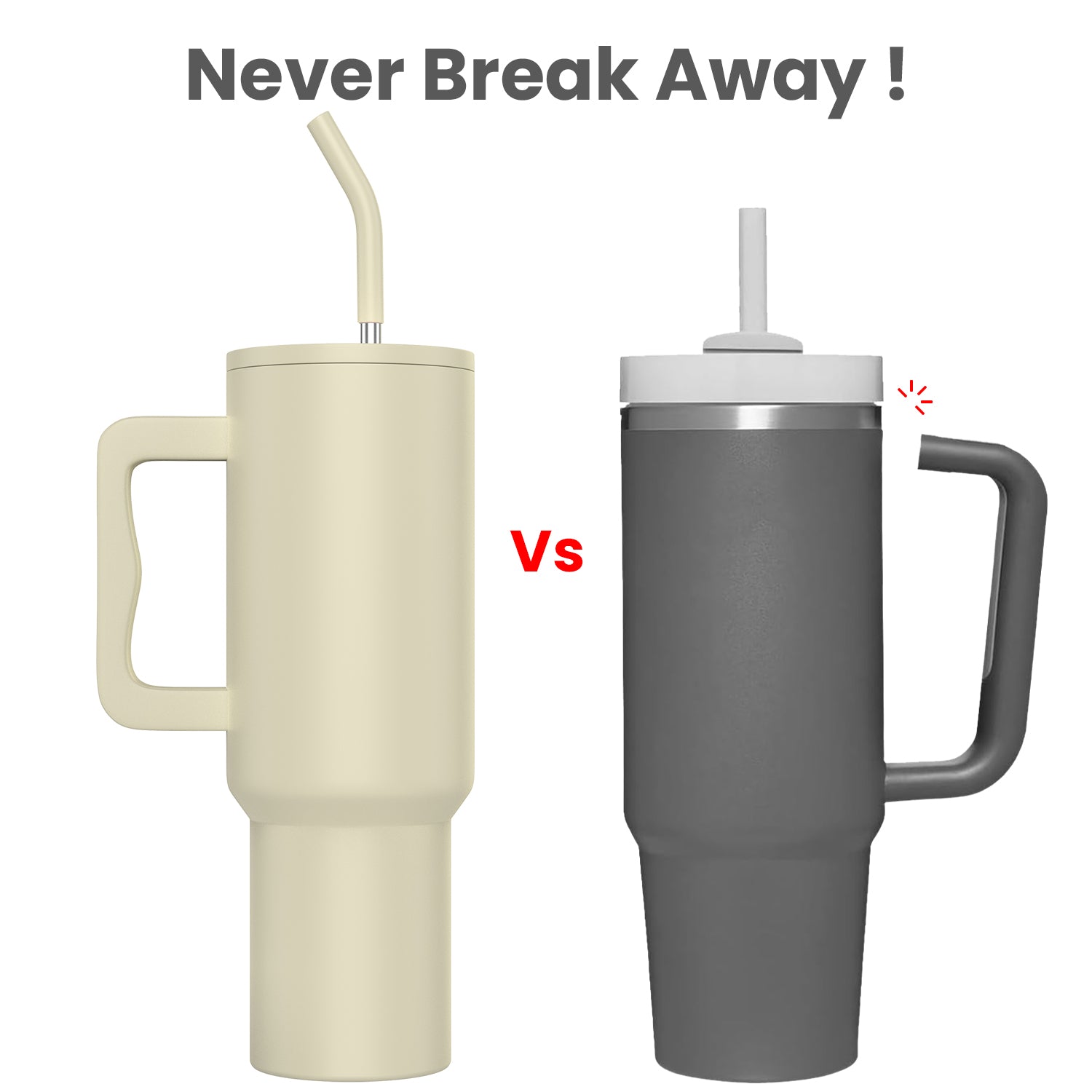 ENEM Stainless Steel Insulated Tumbler 1200ml – Travel Mug | Minimal Latte