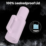 enem Tumbler, Lavender Dream, Insulated Premium  Stainless Steel Travel Mug with Handle, Lid & Straw, 1.2L for Coffee, Iced Tea, or Water