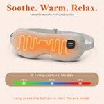 enem Heated Eye Mask Cordless for Dry Eyes, Rechargeable Warm Mask for Eye Fatigue, Puffy Eyes & Improved Sleep, Washable Heating Pad with Replaceable Cover, Travel Friendly