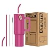 enem Tumbler, Candy Pop, Insulated Premium Vacuum Tumblers, Stainless Steel Travel Mug with Handle, Lid & Straw, 1.2L Tumbler for Coffee, Iced Tea, or Water