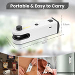 Enem 4-in-1 Mini Sealing Machine for Food Packets, with Cutter, Torch, Bottle Opener, Magnet, Full Customer Support from Enem, Portable Mini Sealing Machine, Packet Sealer Machine