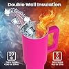 enem Tumbler, Candy Pop, Insulated Premium Vacuum Tumblers, Stainless Steel Travel Mug with Handle, Lid & Straw, 1.2L Tumbler for Coffee, Iced Tea, or Water