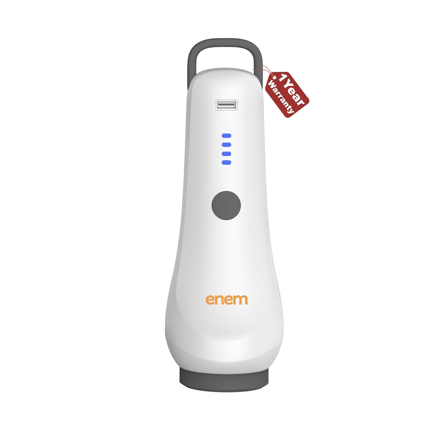 Enem Rechargeable Electric Vacuum Pump for Vacuum Storage Bags, 1500mAh Battery, Fast Air Extraction in 30-45 Seconds, Portable Pump with 5-Level Power Indicator, Compatible with Most Storage Bags