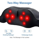 Enem Back Massager for Pain Relief, Back Massager with Compression, Wireless Portable Shiats Massage Machine, Electric Deep Tissue 4D Kneading Massage for Pain Relief and Muscle Relax