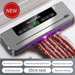 ENEM Vacuum Sealer Machine for Packing with Cutter, with 2 Year Warranty from enem, Sealing Machine for Food Packets, 65kpa Automatic Dry & Wet Air Packet Sealer Machine, With Free 20 Vacuum Pouches