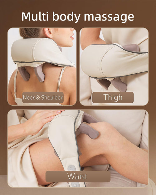 Enem massage machine for body pain, Neck Massager for Cervical Pain, Body Massager Machine for Pain Relief, with Heat Circulation, Eases Muscle Soreness