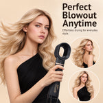 enem 3-in-1 Hot Air Brush, 1.5 Inch Barrel Hair Dryer, Hair Straightener & Volumizer, 1200W Blow Dryer Styling Tool for Hairs for Girls & Womens