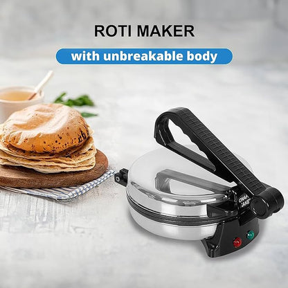 Enem Stainless Steel Roti Maker, with Free Roti Pouch