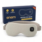 Click to see full view enem Heated Eye Mask Cordless for Dry Eyes, Rechargeable Warm Mask for Eye Fatigue, Puffy Eyes & Improved Sleep, Washable Heating Pad with Replaceable Cover, Travel Friendly
