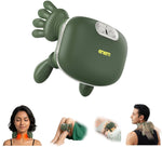 Enem Neck & Back Massager for Body, Neck & Cervical Pain, Wireless Portable Heated Human Hand Design Massager for Pain Relief and Muscle Relax With 1 Year Warranty (Green)
