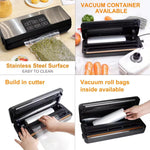 ENEM Vacuum Sealer Machine for Packing, Sealing Machine for Food Packets, 80kpa Automatic Dry & Wet Air Packet Sealer Machine, with 2 Year Warranty from Enem,With Free 1 Vacuum Roll,10 Vacuum Pouches