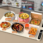 Enem Food Warmer Electric, with Extra Head Pad, Food Warming mat, Food Warmer Electric, 1 Year Warranty & Full Customer Support from Enem, Heat Pad with Adjustable Temperature Levels, 81 * 38 cm