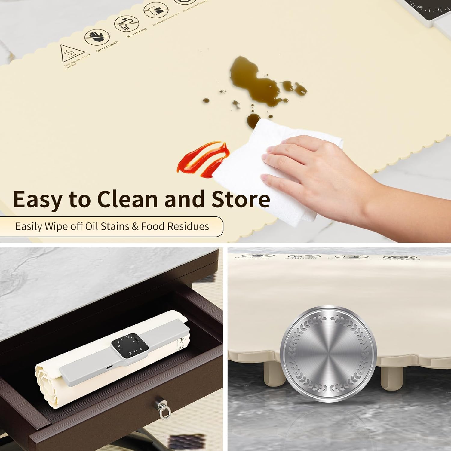 Enem Electric Foldable Warming Tray