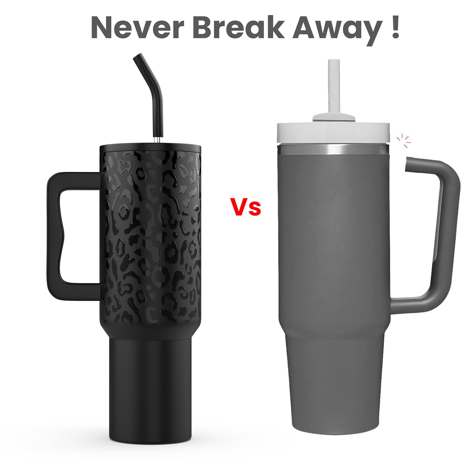 ENEM Stainless Steel Insulated Tumbler 1200ml – Travel Mug | Savage Noir | Without Accessories