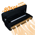 ENEM Vacuum Sealer Machine for Packing, Sealing Machine for Food Packets, 80kpa Automatic Dry & Wet Air Packet Sealer Machine, with 2 Year Warranty from Enem,With Free 1 Vacuum Roll,10 Vacuum Pouches