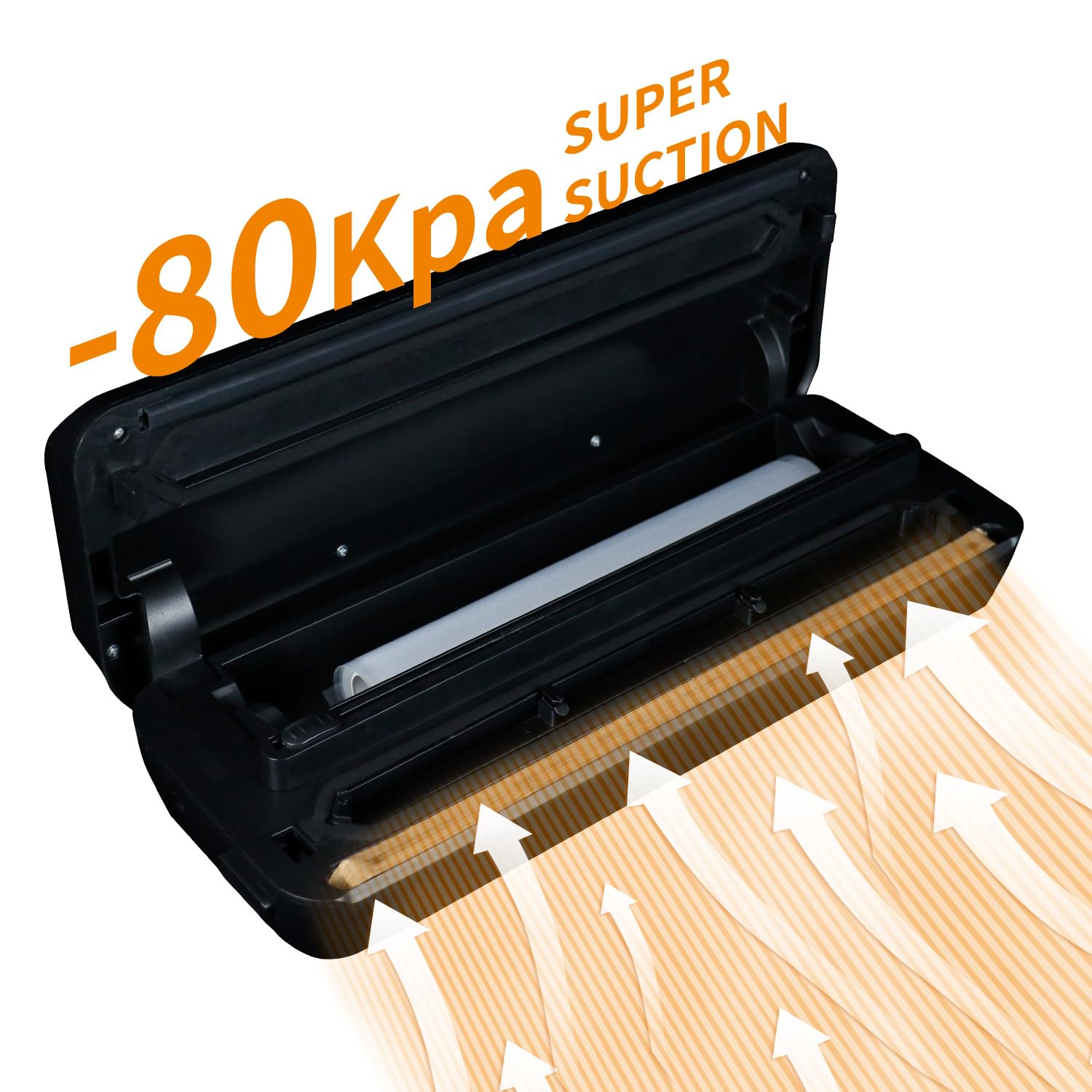 ENEM Vacuum Sealer Machine for Packing, Sealing Machine for Food Packets, 80kpa Automatic Dry & Wet Air Packet Sealer Machine, with 2 Year Warranty from Enem,With Free 1 Vacuum Roll,10 Vacuum Pouches