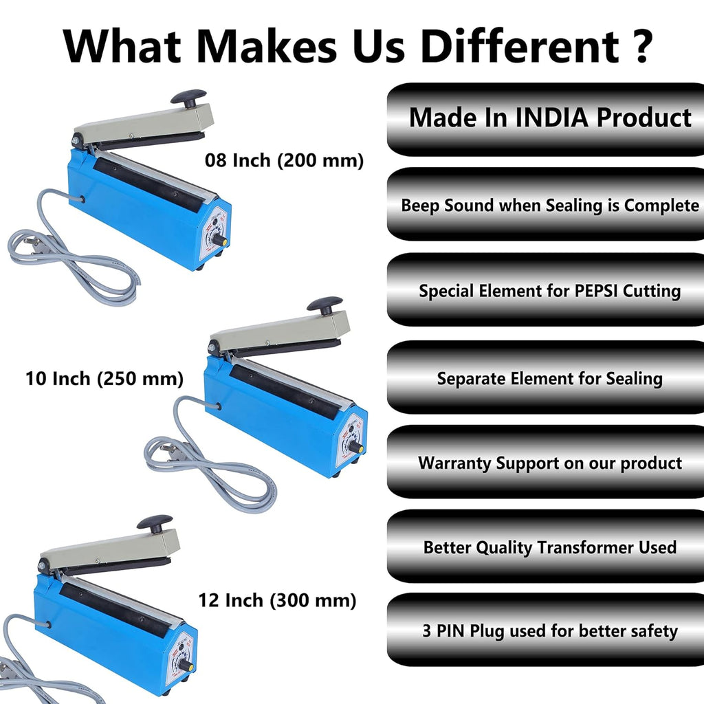 Enem Plastic Packing Sealing Machine 12 inch