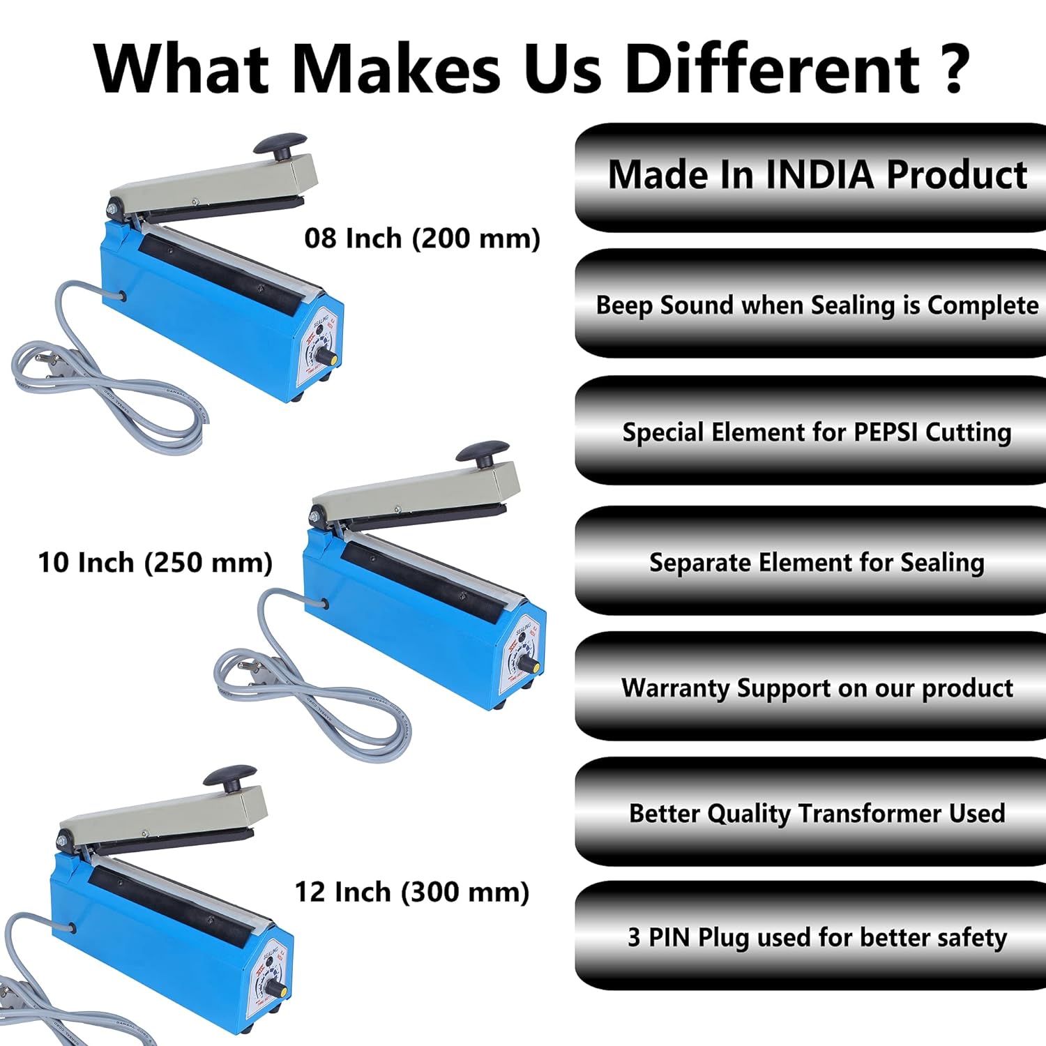 Enem Plastic Packing Sealing Machine 12 inch