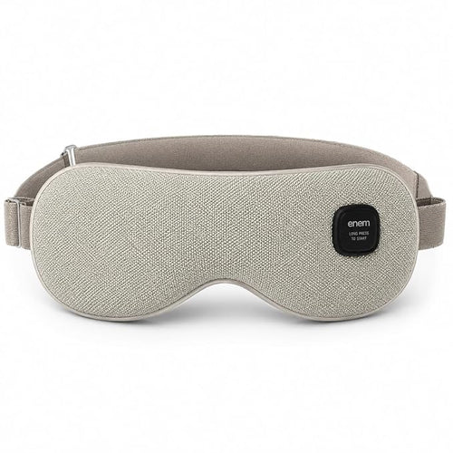 Click to see full view enem Heated Eye Mask Cordless for Dry Eyes, Rechargeable Warm Mask for Eye Fatigue, Puffy Eyes & Improved Sleep, Washable Heating Pad with Replaceable Cover, Travel Friendly