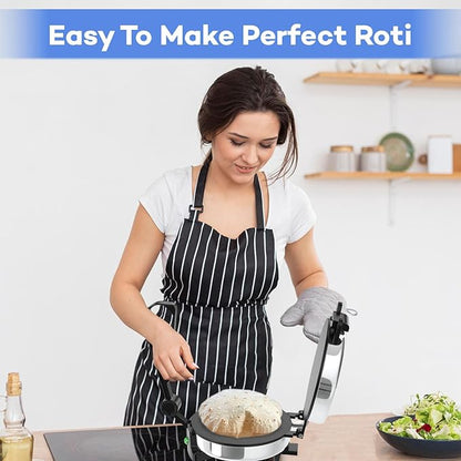 Enem Stainless Steel Roti Maker, with Free Roti Pouch