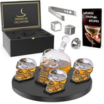 Enem Whiskey Skull Decanter Set