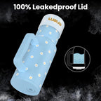 Enem Tumbler, Sky Bloom, Tumbler with Metal Straw, Sipper, with Lid Leak Proof, 1 Metal Ice Cube, 1 Copper Spring (Tamba), Base Protector, Mug Travel, 1.2L
