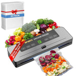 ENEM Vacuum Sealer Machine for Packing with Cutter, with 2 Year Warranty from enem, Sealing Machine for Food Packets, 65kpa Automatic Dry & Wet Air Packet Sealer Machine, With Free 20 Vacuum Pouches