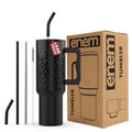 ENEM Stainless Steel Insulated Tumbler 1200ml – Leakproof Travel Mug | Savage Noir | Without Accessories