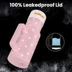 ENEM Stainless Steel Insulated Tumbler 1200ml – Leakproof Travel Mug | Petal Pink Pop