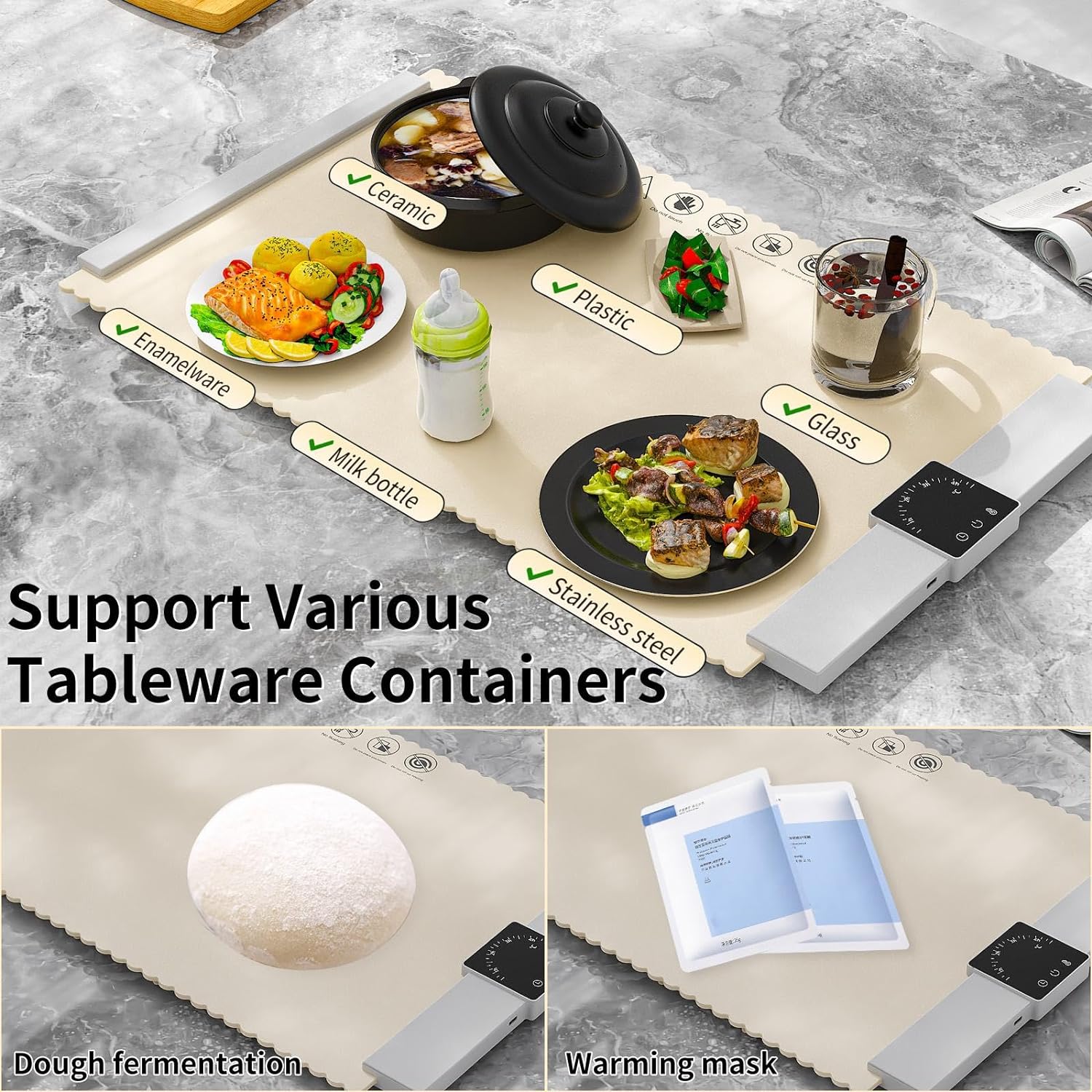 Enem Electric Foldable Warming Tray