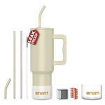 ENEM Stainless Steel Insulated Tumbler 1200ml – Travel Mug | Minimal Latte