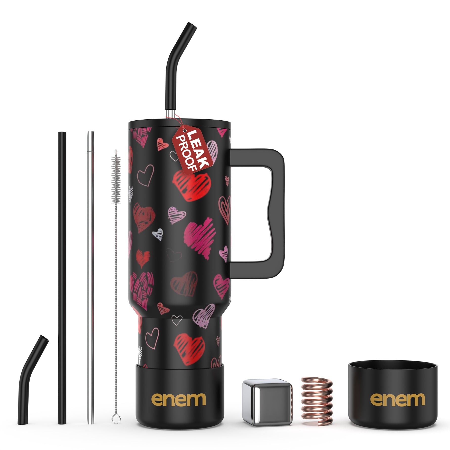 ENEM Stainless Steel Insulated Tumbler 1200ml – Travel Mug | Toxic Romance
