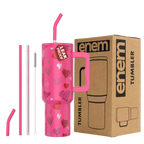ENEM Stainless Steel Insulated Tumbler 1200ml – Leakproof Travel Mug | Lovestruck | Without Accesories