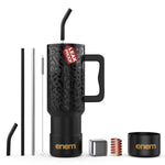 ENEM Stainless Steel Insulated Tumbler 1200ml –Travel Mug | Savage Noir