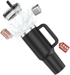 ENEM Stainless Steel Insulated Tumbler 1200ml – Leakproof Travel Mug | Classic Black