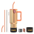 ENEM Stainless Steel Insulated Tumbler 1200ml – Leakproof Travel Mug | Liquid Gold