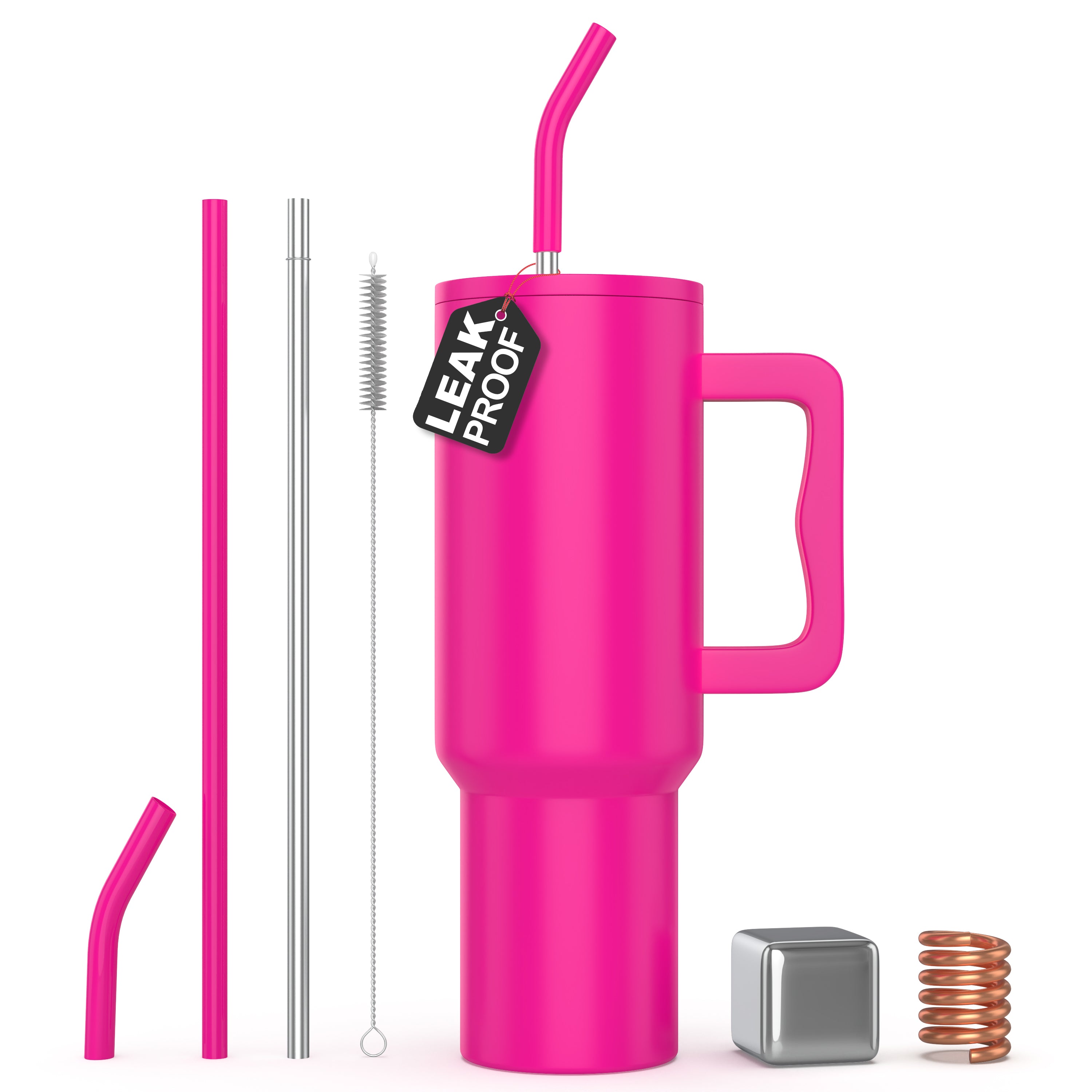 Enem Stainless Steel Majestic Pink Tumbler